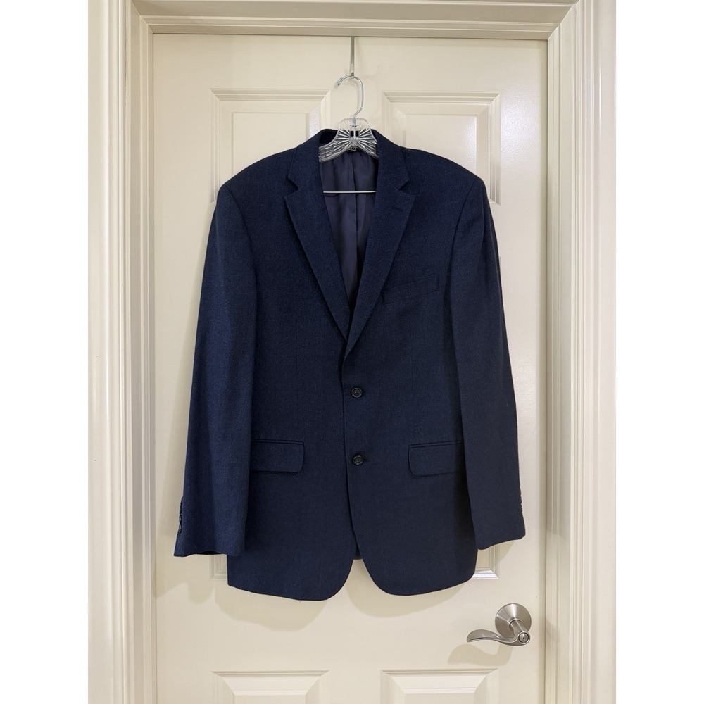 jos a bank men wool linen blazer size 41L